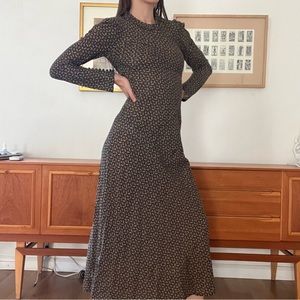[SOLD] Doen Rare Bias Maxi Dandelion Dress